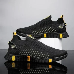 Dalsonshoes Men'S Casual Breathable Stripe Sneakers