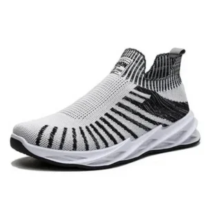 Dalsonshoes Men'S Fashion Mesh Breathable Lightweight Stripe Sneakers