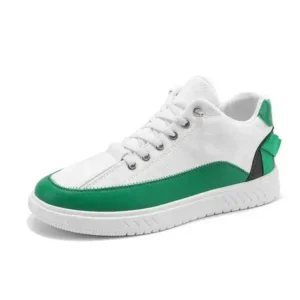 Dalsonshoes Men'S Fashion Color Matching Pu Simple Sneakers