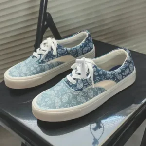 Dalsonshoes Vintage Breathable Printed Canvas Shoes