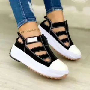 Dalsonshoes Creative Cutout Platform Sneakers