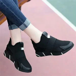 Dalsonshoes Women Fashion Slip On Round-Toe Shoes