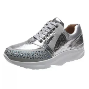 Dalsonshoes Women Fashion Rhinestones Sneakers