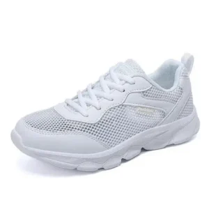 Dalsonshoes Women Fashion Sports Lace Up Design Mesh Breathable Sneakers