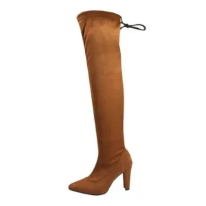 Dalsonshoes Women Fashion Plus Size Solid Color Over The Knee Boots