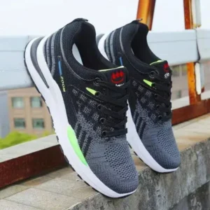 Dalsonshoes Men Casual Breathable Color Block Low Top Sneakers