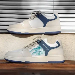 Dalsonshoes Men'S Casual Landscape Painting Printed Sneakers