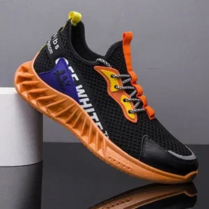 Dalsonshoes Men'S Fashion Breathable Color Block Air Cushion Sneakers