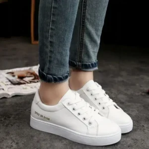 Dalsonshoes Summer Women Fashion Casual Solid Color Thick-Soled Canvas Sneakers